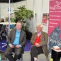 Siegfried Rauch und Michael Ragg am Messestand von Raggs Domspatz