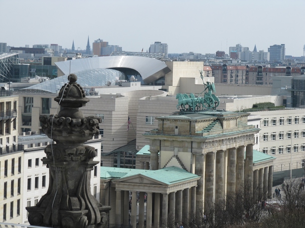 Blick von der Kuppel des Reichstags