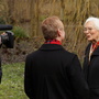 Christa Meves und Michael Ragg bei Fernsehaufnahmen fr EWTN, 2015 (Foto: EWTN)